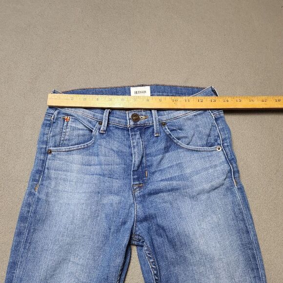 Hudson Lynne Flap Pocket Jeans High Waist Super Skinny Sz 26 - Picture 11 of 11